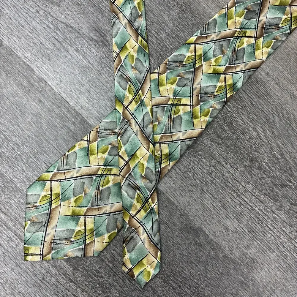 Jerry Garcia J Garcia Lot 3 100% Silk Ties Northern Lights Abstract Neckties
